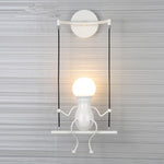 Load image into Gallery viewer, Creative Small Man Iron Wall Hanging Lamp
