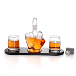 Load image into Gallery viewer, 【🖕Free Shipping🖕] Middle Finger Whiskey Wine Decanter With 2 Glasses Set
