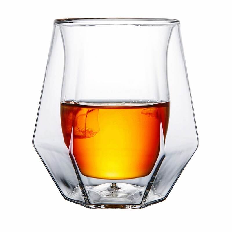 Hand Blown Double Walled Norlan Whisky Glasses